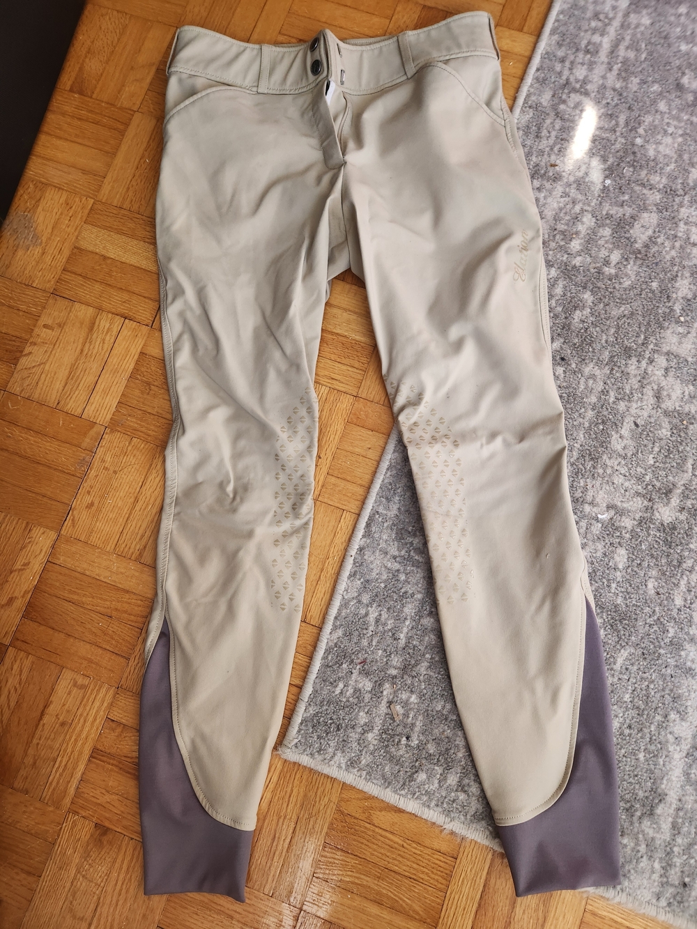 Elation Platinum Knee Patch Breeches Tan Size 28